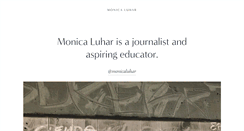 Desktop Screenshot of monicaluhar.com