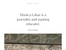 Tablet Screenshot of monicaluhar.com